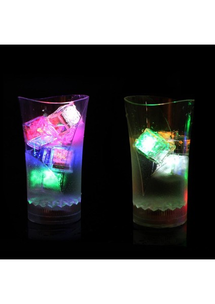 LED Işıklı Buz Küpleri Renkli Buz 2 Adet