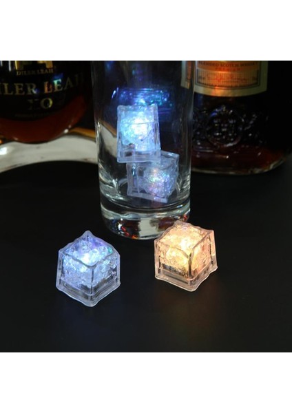 LED Işıklı Buz Küpleri Renkli Buz 2 Adet