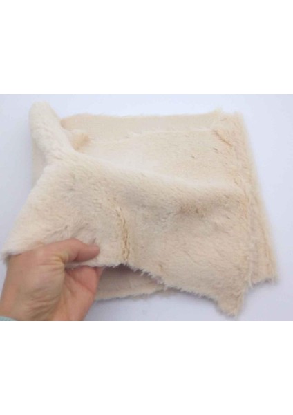 Angel Çanta Akssesuar Krem Renk X20 cm Kürk