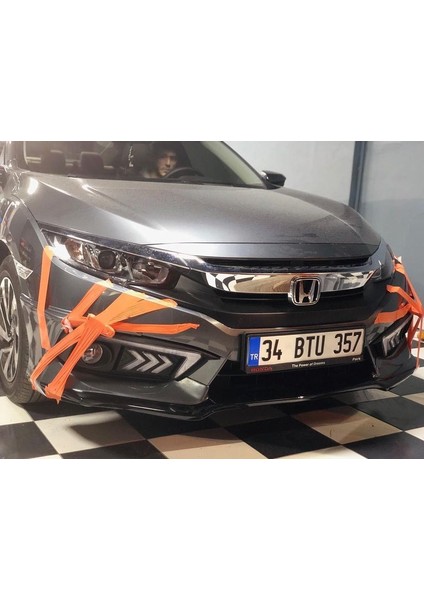 Honda Civic Fc5 Turbo Ön Ek (Plastik) // Fc5 2016-2020 Turbo Ön Karlık modelleri