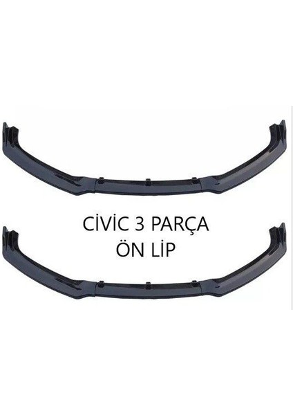 Honda Civic Fc5 Ön Lip (3 Parça) (Plastik) fiyatları