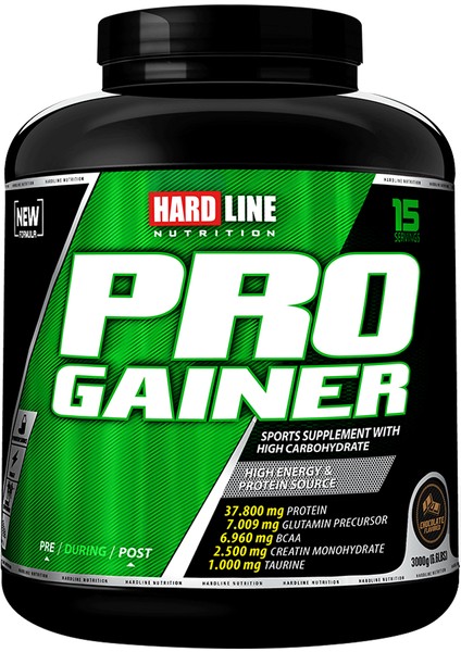 Pro Gainer 3 kg Çikolata Aromalı Karbonhidrat Tozu