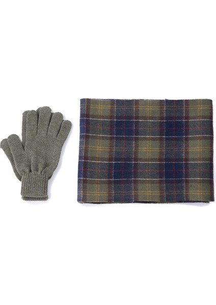 Tartan Atkı & Eldiven Hediye Seti TN11 Classic/Olive