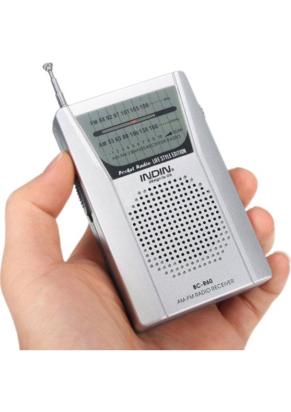 BC-R60 Cep Radyo Teleskopik Anten Mini Am/fm 2-Band Radyo Dünya Hoparlörlü Alıcı 3.5mm Kulaklık Jakı Taşınabilir Radyo (Yurt Dışından) fiyatları