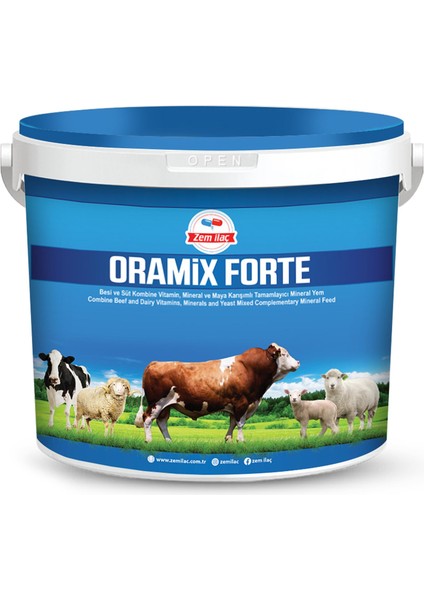 Zem Oramix Forte Vitamin Katkılı Toksin Bağlayıcı Yem Katkısı 5 kg