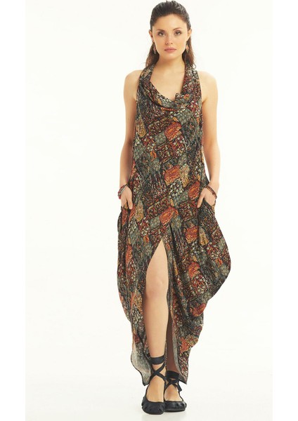 Degaje Yaka Otantik Elbise