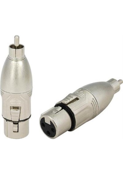 RX-J385 Rca Erkek-Xlr 3 Pin Dişi Çevirici 15Lİ Paket