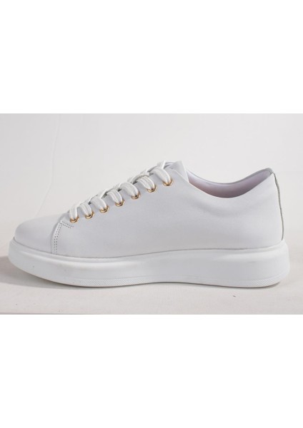 JUKOV M AYAKKABI Deri BeyazErkek Sneaker