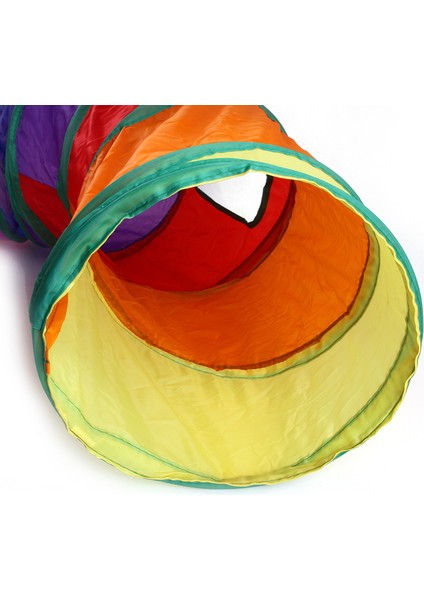 Gökkuşağı S-Şekilli Kedi Tüneli Oyuncaklar Viraj Pet (Yurt Dışından) fırsatları