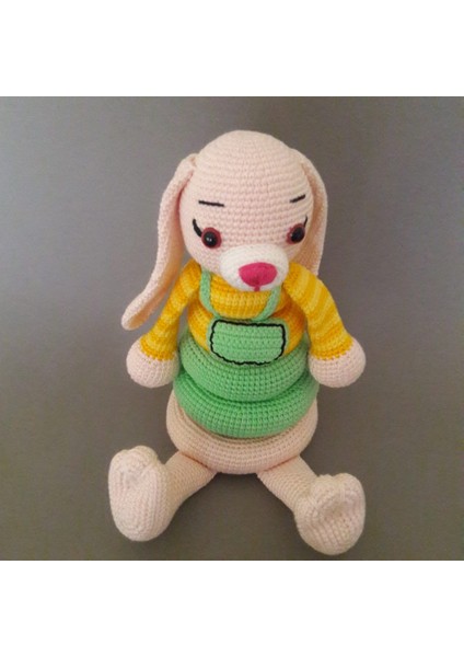 Eğitici Sevimli Köpek Amigurumi Oyuncak