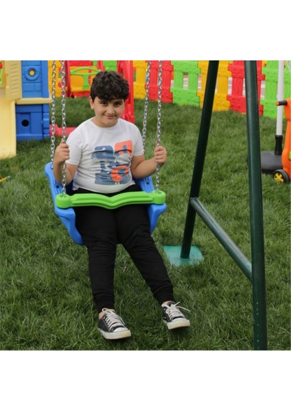 Zincirli Çocuk Salıncağı 3+ Yaş – Güvenli, Dayanıklı, Kolay Kurulum – 150 Kg Taşıma Kapasiteli