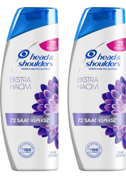 Head & Shoulders Ekstra Hacim Kepeğe Karşı Etkili Şampuan 350ML x 2 Adet