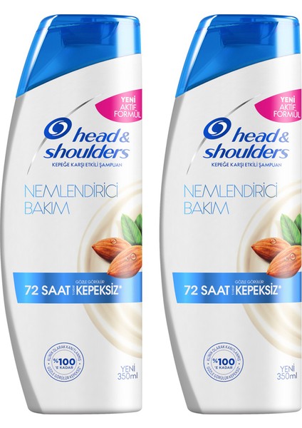 Head & Shoulders Nemlendirici Bakım Kepeğe Karşı Etkili Şampuan 350ML x 2 Adet