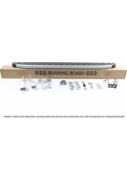 Renault Trafic Blackline Yan Basamak Alüminyum Uzun Şase 2014 ve Sonrası modelleri