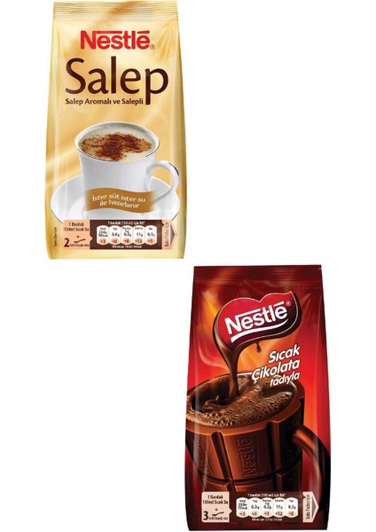 Salep 210 gr + Sıcak Çikolata Tadıyla 217 gr