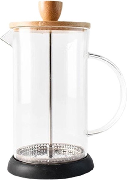 SunniMix Fransız Basın Kahve Makinesi Baskı Piston Filtre Basın Potu Mutfak Cafe 350ML Için