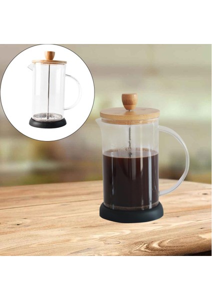 SunniMix Fransız Basın Kahve Makinesi Baskı Piston Filtre Basın Potu Mutfak Cafe 350ML Için