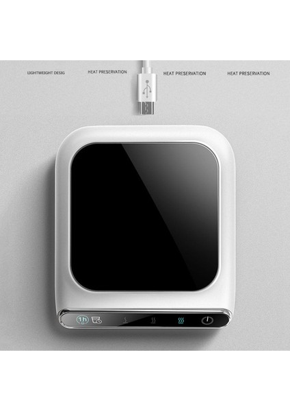 SunniMix USB Kupa Isıtıcı Isıtıcı Coaster 55 Santigrat Isı Pedi Ofis Kahve Fincanı Isıtıcı