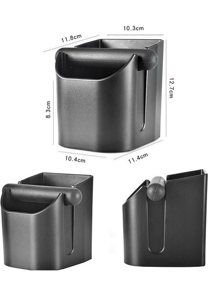 SunniMix Kahve Vurmak Kutusu Öğütme Konteyner Espresso Bin Anti Kayma Vuruş Çubuğu STYLE02(Yurt Dışından)