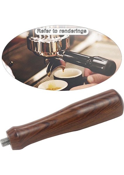 SunniMix Masif Ahşap Portafilter Kolu M10 Barista Kahve Makinesi Aracı Için Kullanımlık 145MM A fırsatları