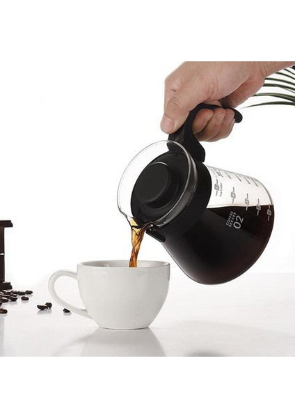 SunniMix Manuel Kahve Sunucusu Kahve Eşyaları Çay Kahve 600ML Için Kahve Makinesi Üzerinde Dökün