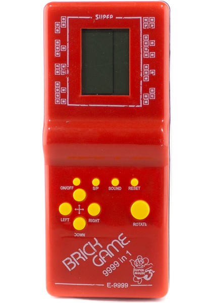 Nostaljik El Atarisi Tetris Kırmızı