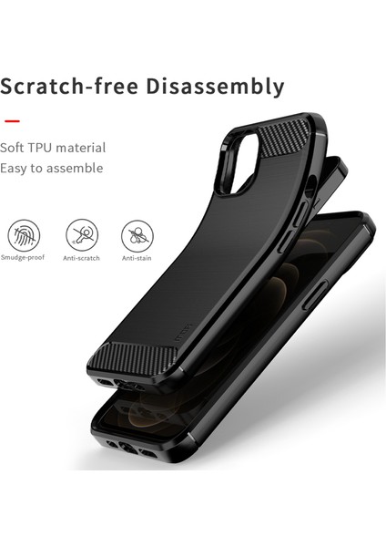 Iphone 13 Için Mofi Naziklik Serisi Tpu Kılıfı Siyah modelleri