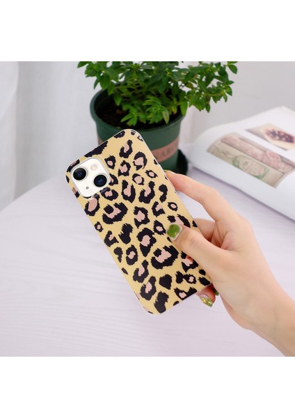 Iphone 13 Için Galvanik Tpu Kılıfı Leopar Baskı fırsatları