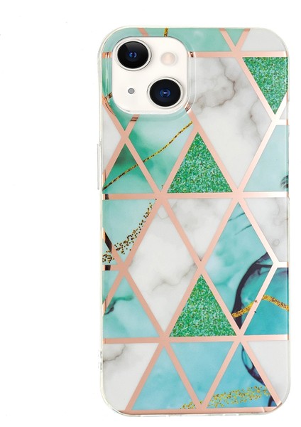 Iphone 13 Için Galvanik Tpu Kılıfı Beyaz