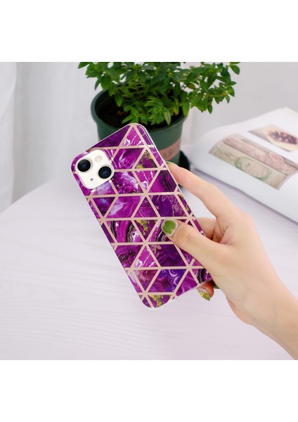 Iphone 13 Için Galvanik Tpu Kılıfı Mor fırsatları