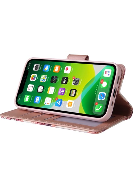 Iphone 13 Için Mermer Bronzing Pu Kılıf Altın indirimleri