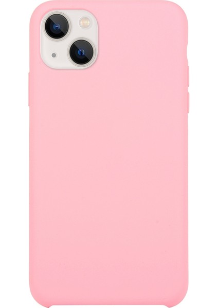 Moda Silikon Kılıf iphone 13 Için Açık Pembe