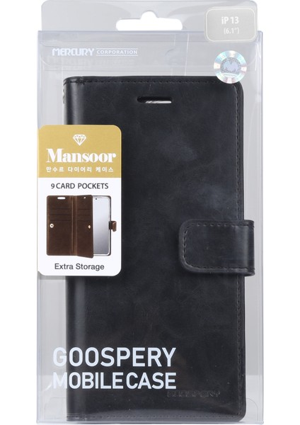 Mansoor Deri Kılıf iphone 13 Için Kırmızı(Yurt Dışından) indirimleri