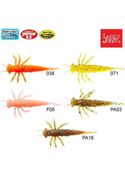 Nayada 2'' (5 Cm) 9p Silikon Yem