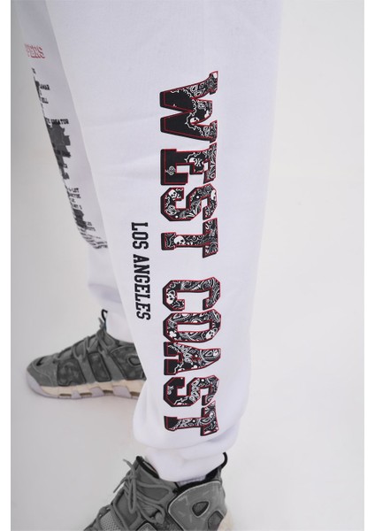 Ghetto Off Limits Westside Jogger White