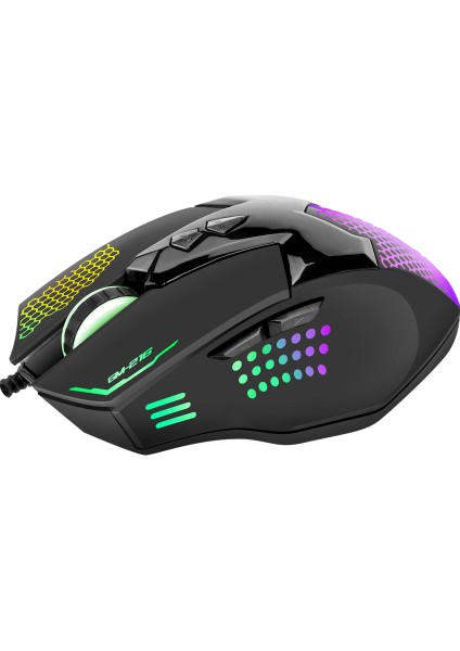 GM-216 7 Tuşlu Ayarlanabilir 7 Renkli Oyuncu Mouse
