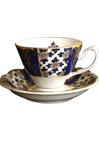 Ingilizce Saray Stil Kemik Çini Kahve Fincanı Ve Daire Lüks Öğleden Sonra Çay Porselen Çay Bardak Kupa Tatlı Plaka Parti Drinkware | Kahve Kupası Ve Tabak Setleri (Yurt Dışından)