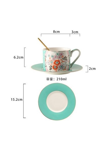 Kemik Çini Kahve Fincanı Ve Tabağı Seti Seramik Su Bardağı Kemik Çini Latte Süt Çay Bardağı Ingiliz Öğleden Sonra Çay Bardağı | Çay Fincanı Ve Tabak Setleri (Yurt Dışından)