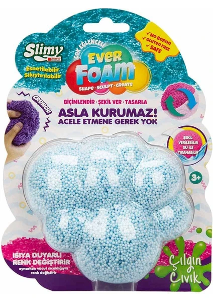 Ever Foam Renk Değiştiren Slime Mavi