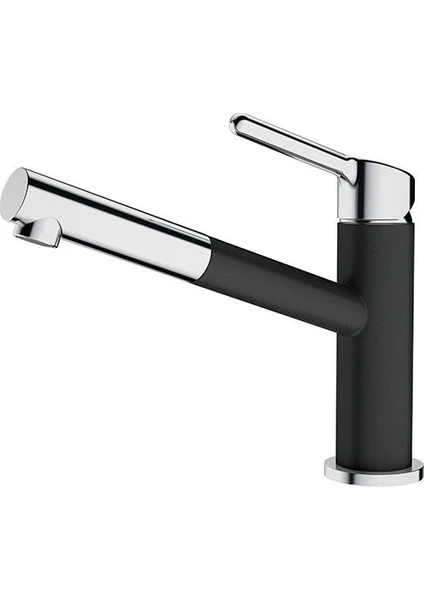 Orbit Spiralli Chrome-Onyx Armatür