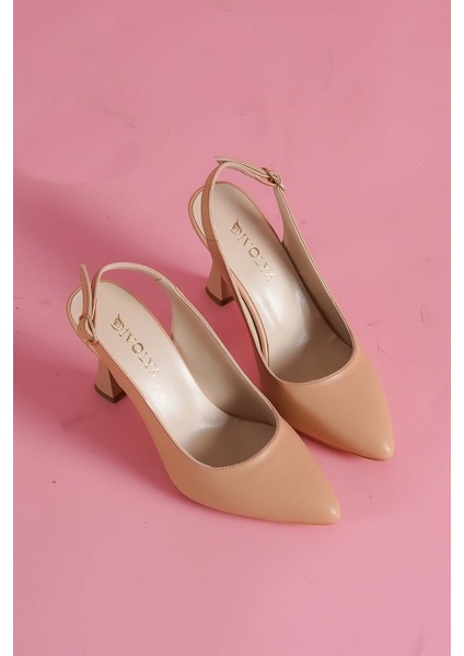 Rozalinda Nude Önü Sivri Günlük Kullanım Topuklu Ayakkabı fırsatları