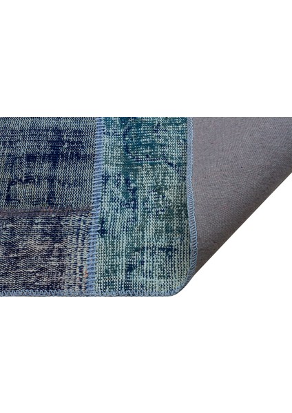 Klasik Monern Patchwork Eskitme Halı 160 x 230 cm 5968