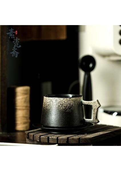 Vintage Porselen El Yapımı Kahve Fincanı Tabak İle Japon Drinkware Kupalar Kahve Fincanları Yaratıcı Espresso Bardaklar | Kahve Kupası Ve Tabak Setleri (Yurt Dışından)
