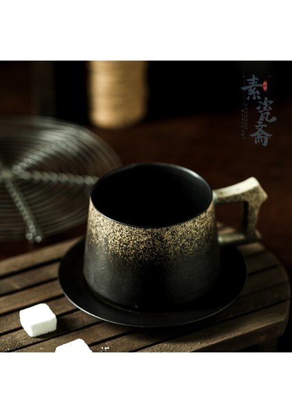 Vintage Porselen El Yapımı Kahve Fincanı Tabak İle Japon Drinkware Kupalar Kahve Fincanları Yaratıcı Espresso Bardaklar | Kahve Kupası Ve Tabak Setleri (Yurt Dışından)