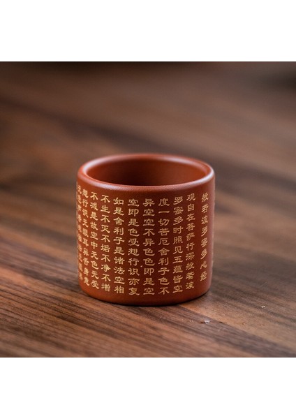 Çin Kalp Sutra Kil Bardak Çay Bardağı Set Teaware Şarap Kase Çay Töreni Kupalar Için Yixing Kupalar | Teacups (Yurt Dışından)