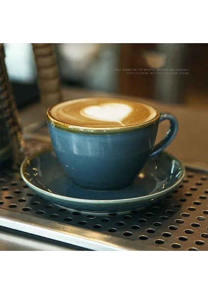 Seramik Espresso Kahve Kupa Avrupa Kahve Fincanı Fincan Seti Latte Cappuccino Bardaklar Ev Cafe Teacup Coffeeware Seti | Kupalar (Yurt Dışından)