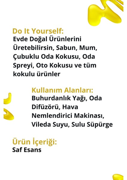 Vanilya Uçucu Buhurdanlık Yağı, Oda Kokusu, Aromaterapi Yağ 10 ml fiyatları