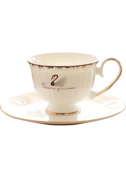 Avrupa Kemik Çini Kahve Fincanı Yaratıcı Lüks Seramik Öğleden Sonra Çay Bardağı Kupa Set Ev Oturma Odası Tazas Nordic Drinkware Df50Bd | Kahve Kupası Ve Tabak Setleri (Yurt Dışından)