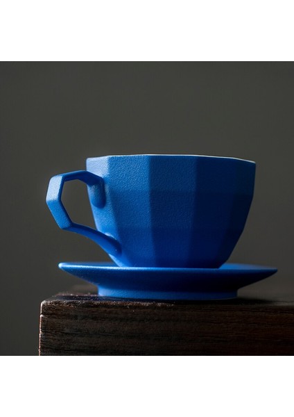 Yaratıcı Sanat Kahve Kupa Tasarım Seramik Japon Kahve Fincanı Ve Tabağı Seti Kupalar Espresso Cups Drinkware | Kahve Fincanı Ve;Tabak Setleri (Yurt Dışından)