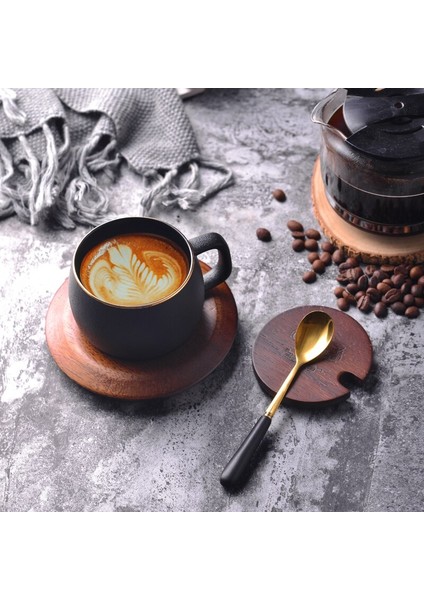 Seramik Kahve Fincanları Ve Dailer Phnom Penh Mat Öğleden Sonra Çay Black Espresso Parti Drinkware | Kahve Kupası Ve Tabak Setleri (Yurt Dışından)
